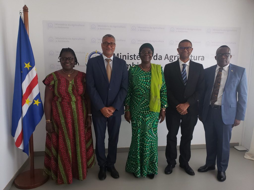 ECOWAS Commissioner Massandje -Touré pays a courtesy call to the Minister for Agriculture and Environment of Cabo Verde