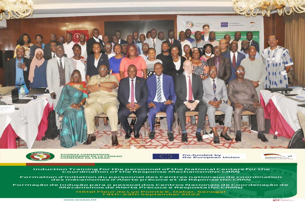 ECOWAS trains personnel of the National Centers for the Coordination of Early Warn-ing and Response Mechanisms (NCCRMs)