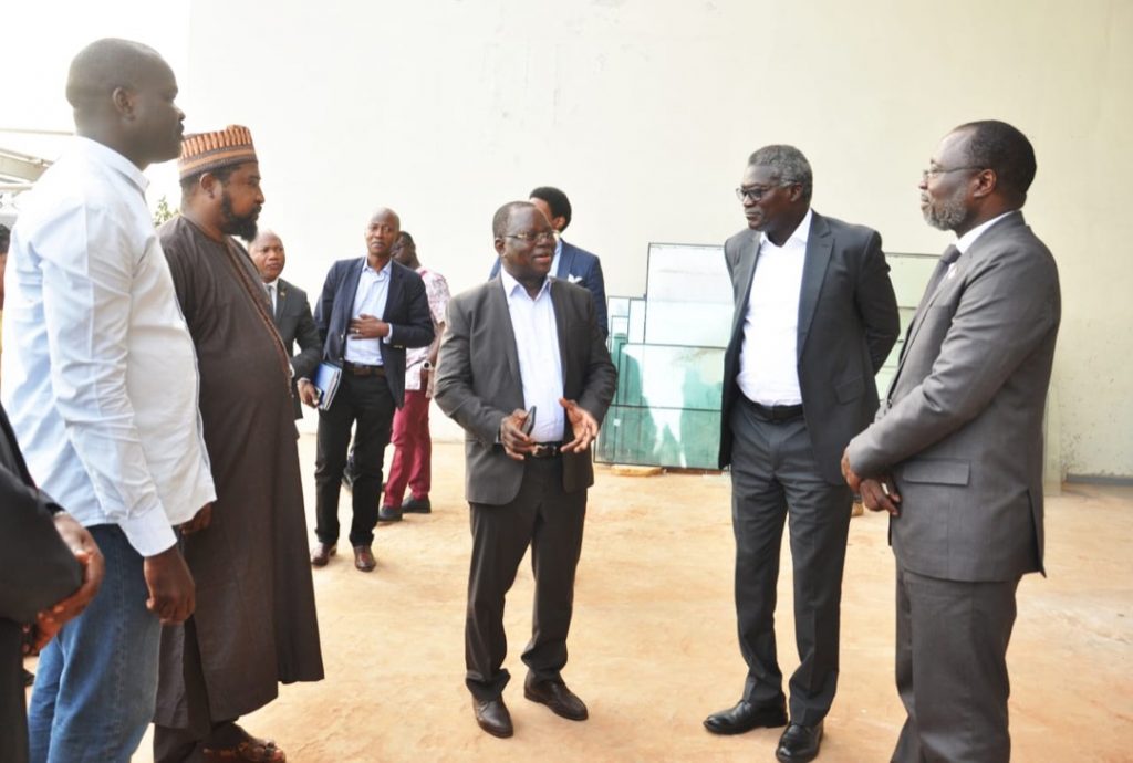 H.E.Dr. Omar Alieu Touray, President of the ECOWAS Commission, carried out an official visit to the WAPP ICC Project construction site.