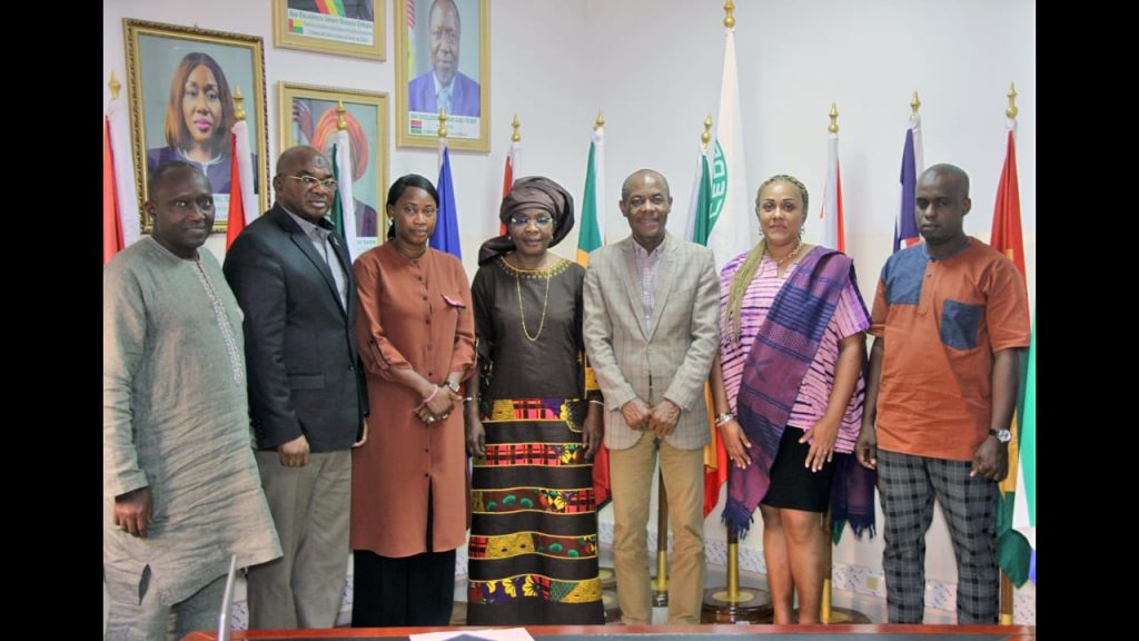 La Commissaire Fatou SOW SARR en mission à Dakar pour dynamiser les activités du Centre Genre de la CEDEAO et pour des consultations en vue du développement du capital humain en Afrique de l’Ouest.