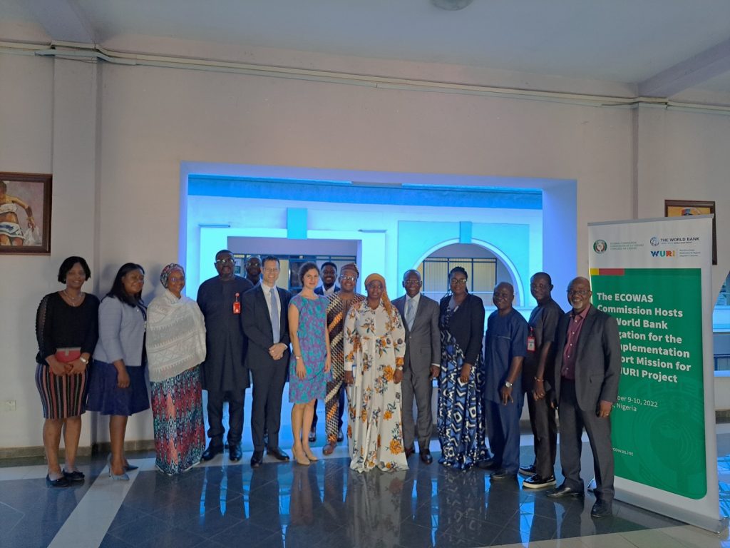 The ECOWAS Commission Hosts the World Bank Delegation for the Second Implementation Support Mission for the WURI Project