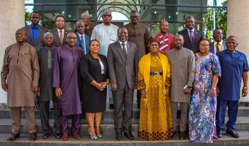H.E. Dr. Omar Alieu Touray, meets with the ECOWAS Resident Representatives to Member States and Permanent Representatives in International Organisations