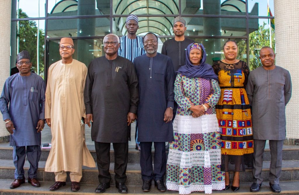 Members of the West African Elders Forum on a Pre-Election Assessment Mission in Nigeria visited the ECOWAS Commission President
