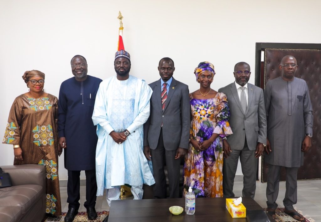 President Touray visited some Government Officials as part of his Mission in The Gambia.