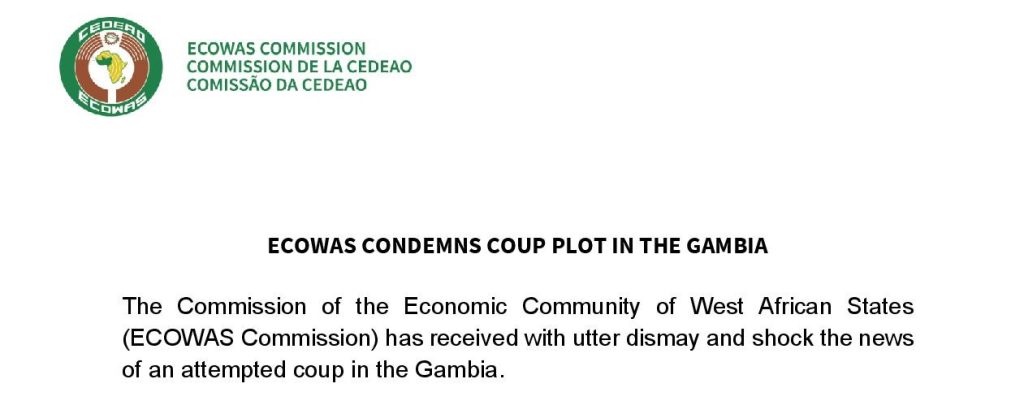 Communiqué on The Gambia