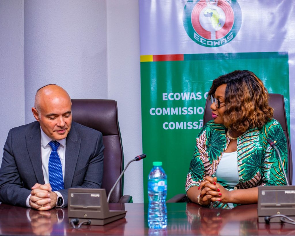 Vice President Tchintchibidja Meets Israel Ambassador To Discuss Ecowas-Isreal Economic Relations
