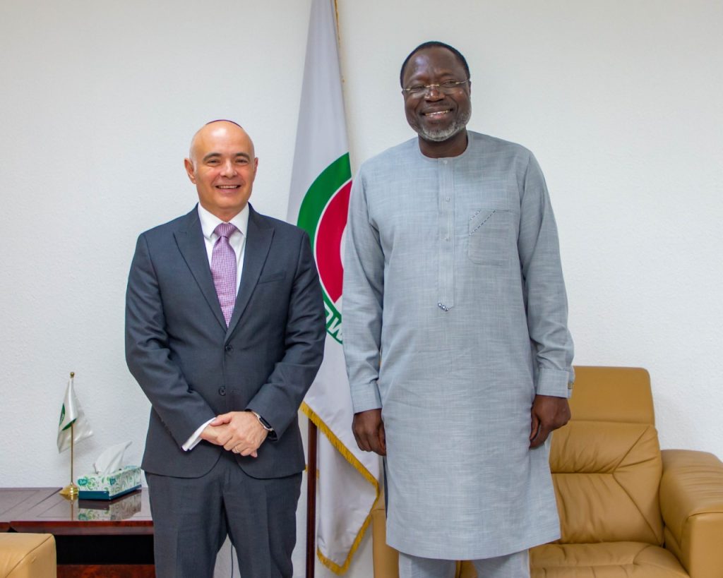 President Touray received the Ambassador of the State of Israel at the ECOWAS Commission