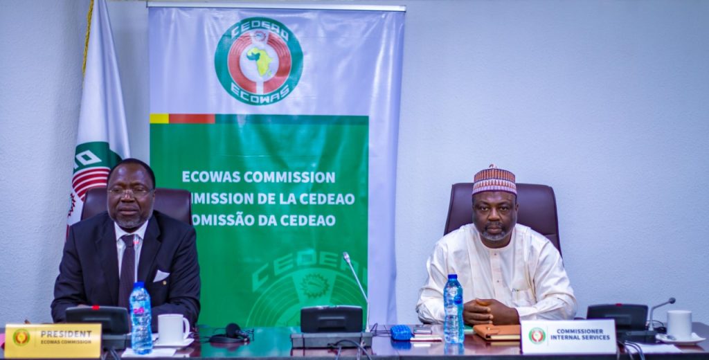 ECOWAS Commission President Meets With Heads Of ECOWAS Institutions On Implementing Strategic Objectives