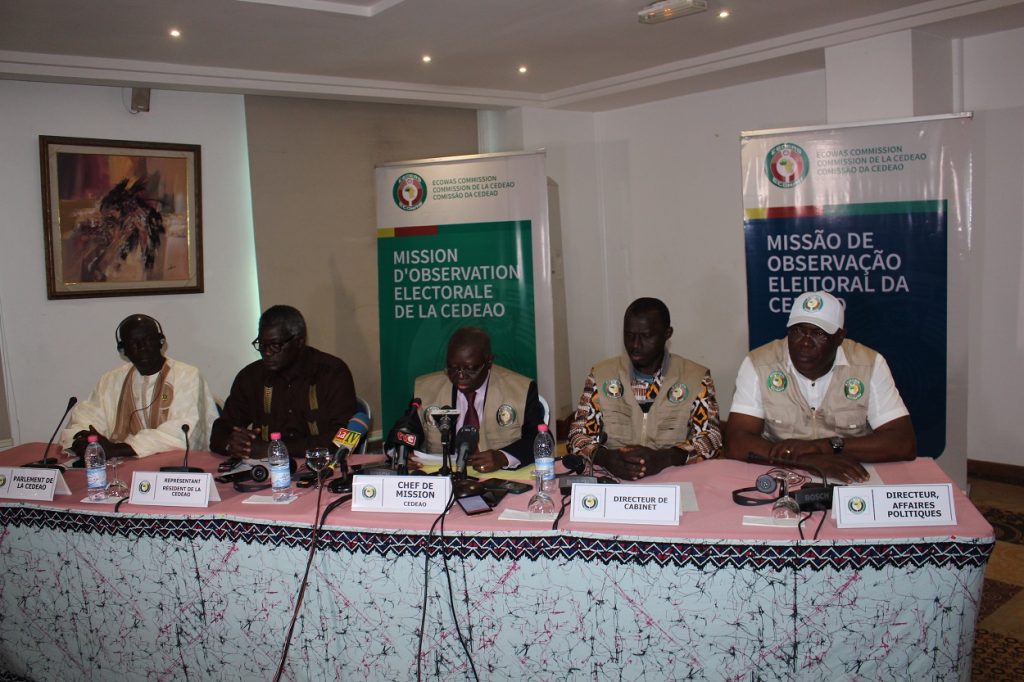Declaration Préliminaire de la MOE de la CEDEAO aux Elections Législatives en République du Benin –