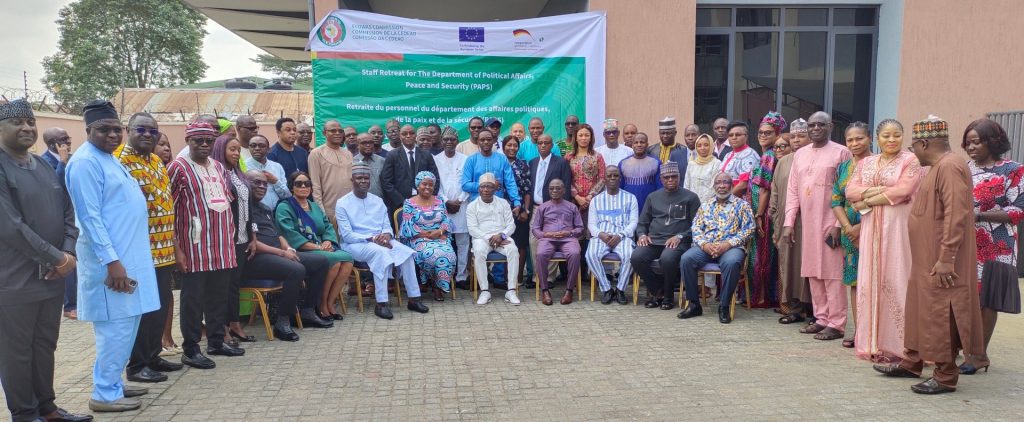 ECOWAS’ Department of Political Affairs Peace and Security Holds Coordinating Retreat