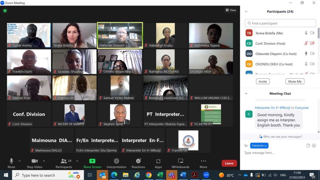 ECOWAS convenes 8th online engagement of the regional working group against gender-based violence and violence against children.