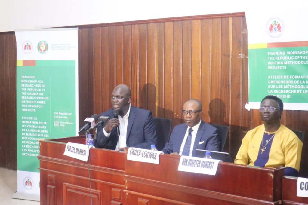ECOWAS Organizes Capacity Building Workshop for Researchers in The Gambia