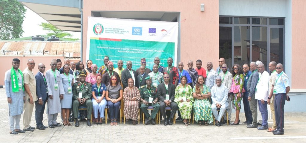 ECOWAS organises a Workshop on Civil-Military Coordination in Humanitarian Action in West Africa
