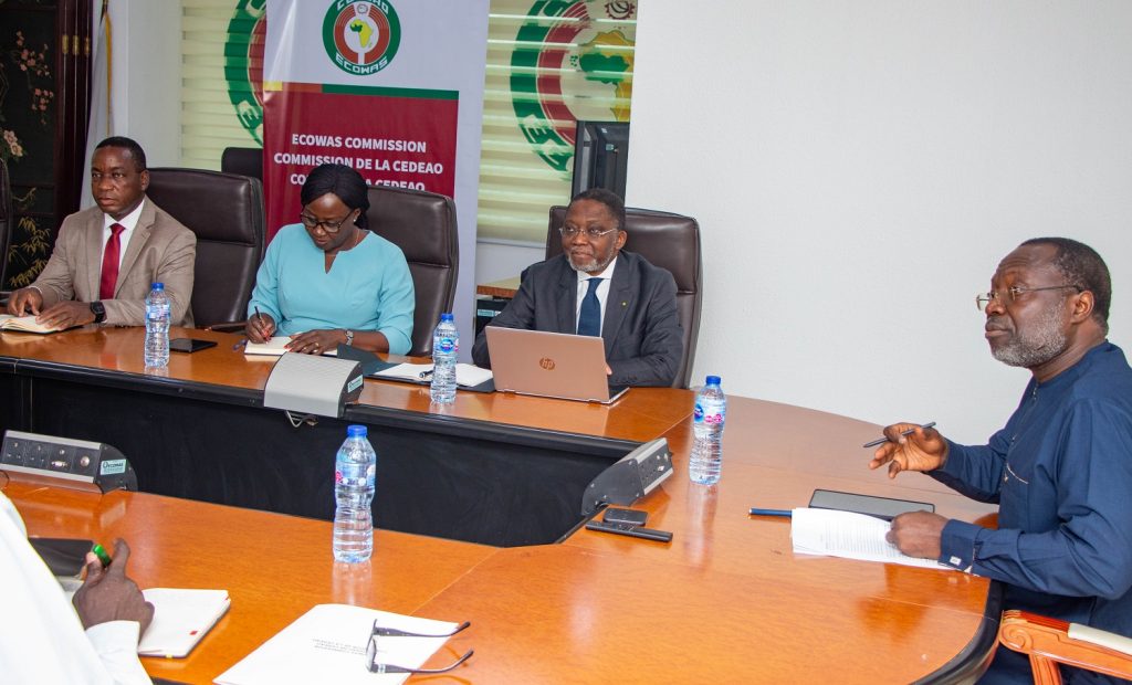 H.E. Dr. Omar Alieu Touray, President of the ECOWAS Commission received Mr. Abroulaye Fofana, Permanent Secretary of the Ivorian Inter-ministerial Committee for State Action at Sea
