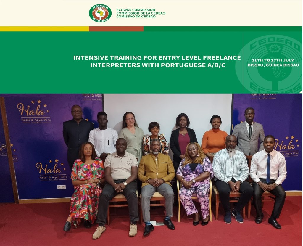 Directorate Conference and Protocol Trains Entry-Level Freelance Interpreters with Portuguese A/B/C, in, Bissau