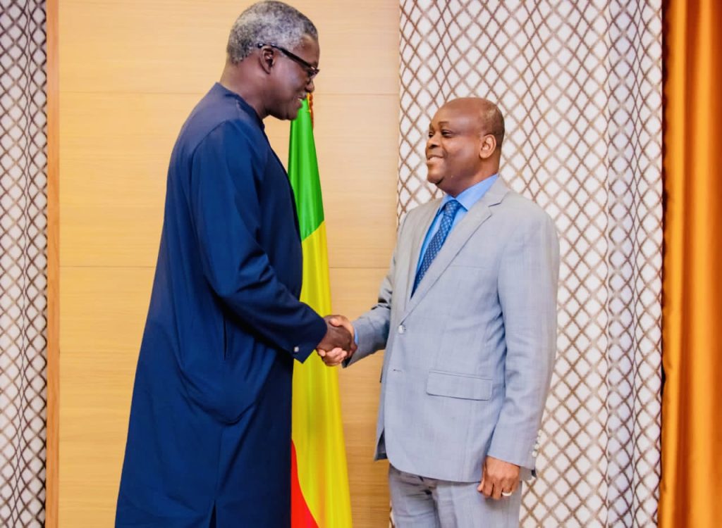 Le Représentant Résident de la CEDEAO prés la République du Bénin rend une visite de courtoisie au nouveau Président de la Cour Constitutionnelle du Bénin