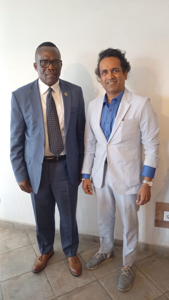 Resident Representative of the President of the ECOWAS Commission pays a courtesy visit to the Ambassador of India