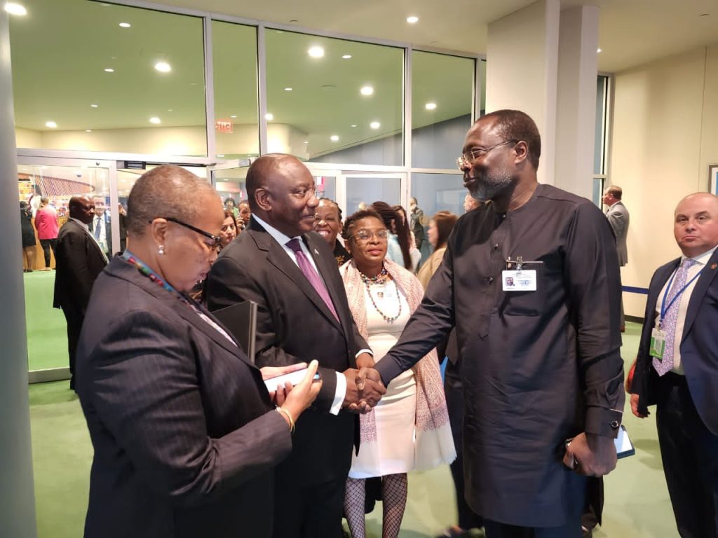The President of the ECOWAS Commission attended the 78th UN General Assembly #UNGA78