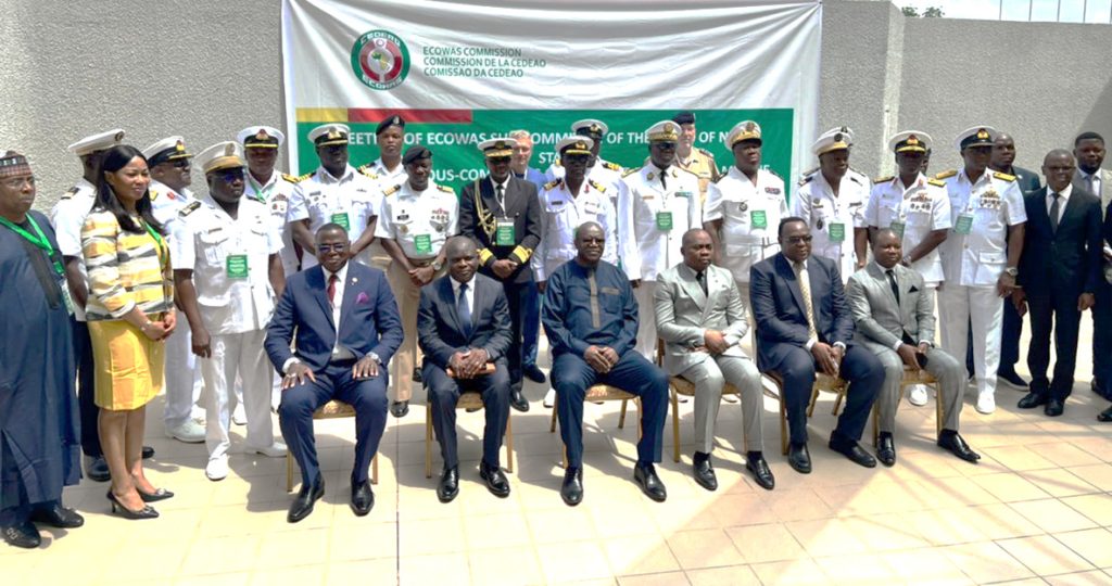 “Forging maritime security: ECOWAS gathers its Chiefs of Naval Staff of staff for a 3rd Sub-Committee meeting.