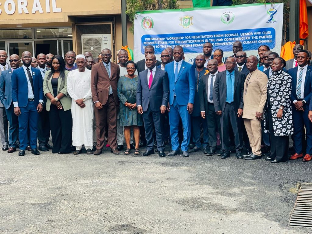 Atelier régional préparatoire pour les négociateurs climat des États membres de la CEDEAO en vue de la COP28 sur le changement climatique
