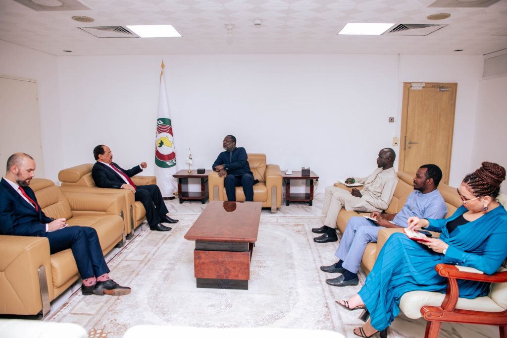 Expanding partnerships: President Touray received delegations from Sightsavers international and coalition for the Sahel