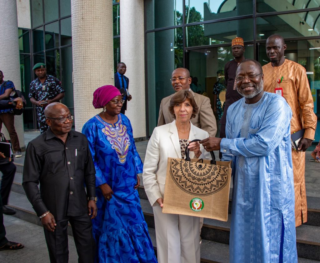 ECOWAS – France cooperation: Dr. Omar Alieu Touray receives Madame Catherine Colonna, Minister of Europe and Foreign Affairs of the French Republic