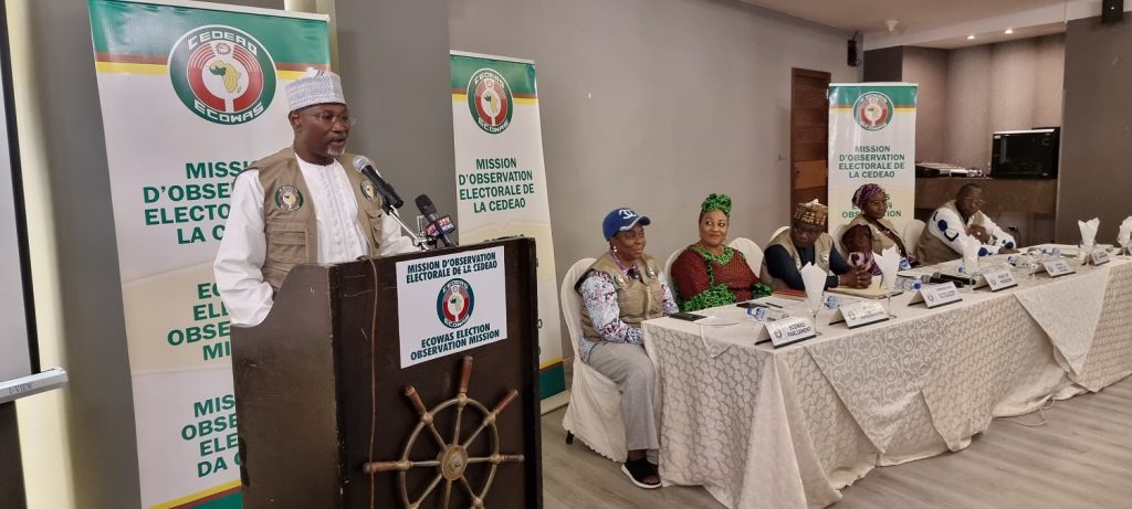 ECOWAS deploys long-term election observers for the 2023 Presidential Election Runoff in Liberia.