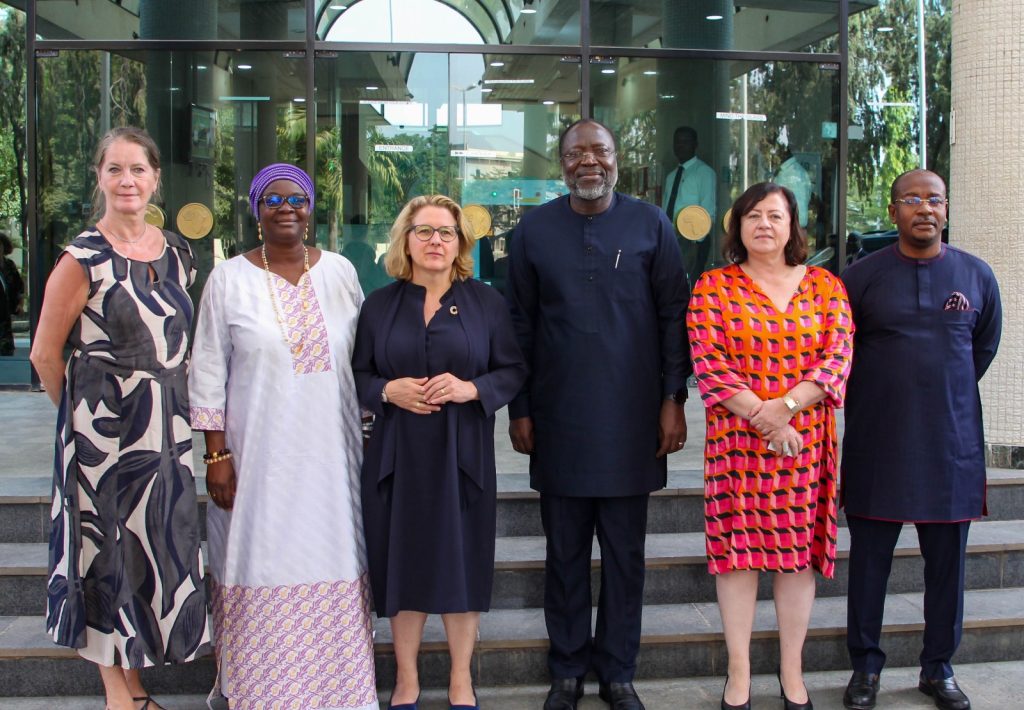 Strengthening Partnerships: The President of the ECOWAS Commission meets with the German Federal Minister of Economic Cooperation and Development, Svenja Schulze.