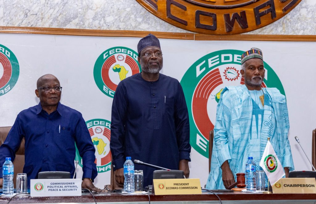 Extra-Ordinary Ministerial Session of The ECOWAS Mediation And Security Council Holds In Abuja.