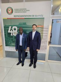 ECOWAS resident representative in guinea receives in audience in Conakry the Ambassador extraordinary and plenipotentiary of the Islamic republic of Iran to Guinea
