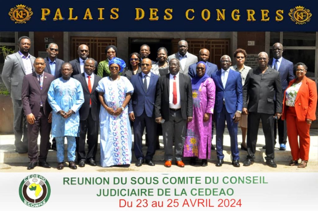 La CEDEAO organise une réunion du sous-comité de son Conseil judiciaire sur l&rsquo;exécution des arrêts de la Cour de justice communautaire.