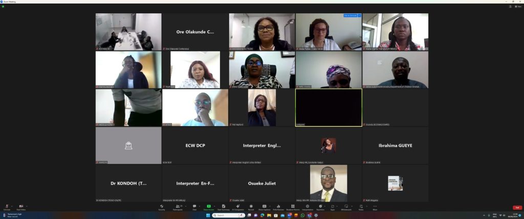 Implementation of the ECOWAS Strategic Framework on Child Protection Systems Strengthening and Presentation of the Updated Database and Status Report on Child Protection in the ECOWAS Region