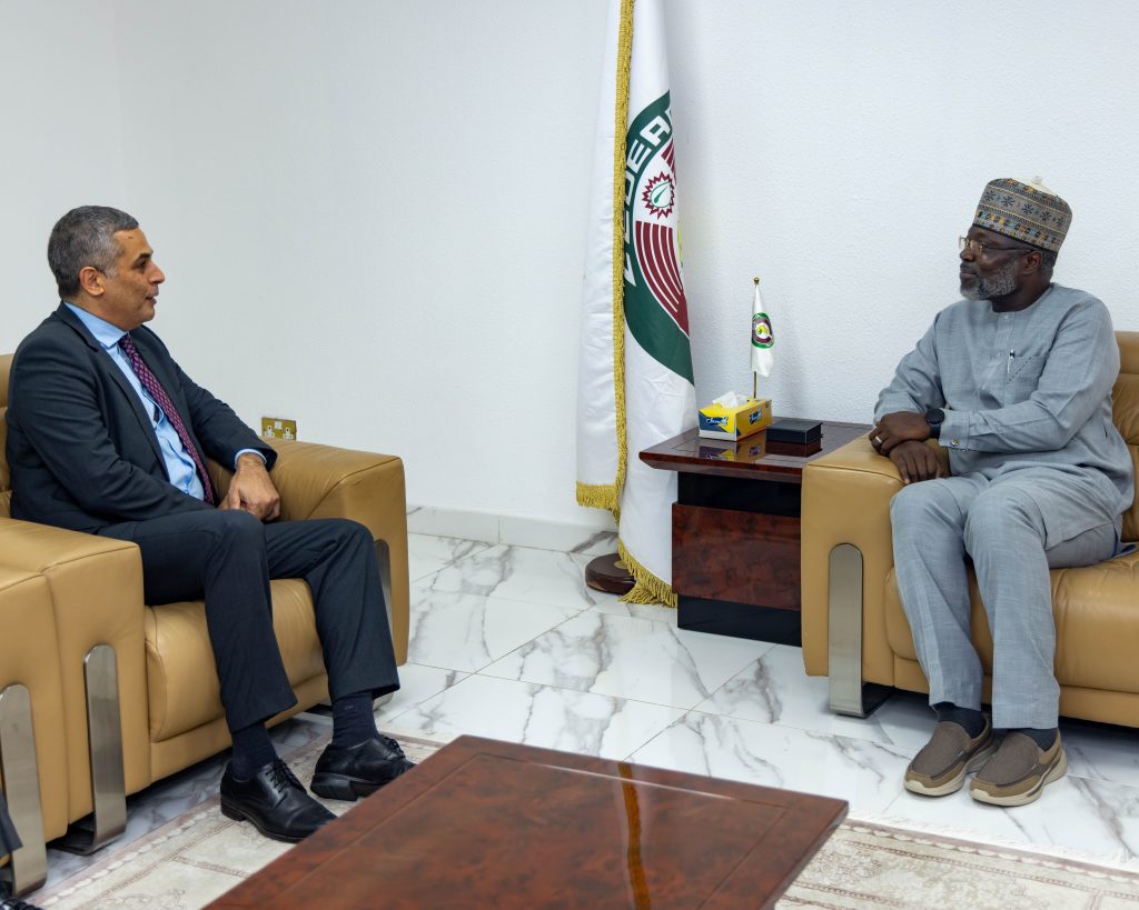 Le Président de la Commission de la CEDEAO, S.E. Dr. Omar Alieu TOURAY, reçoit l’Ambassadeur d’Egypte au Nigeria et à la CEDEAO, S.E. Mohamed FOUAD