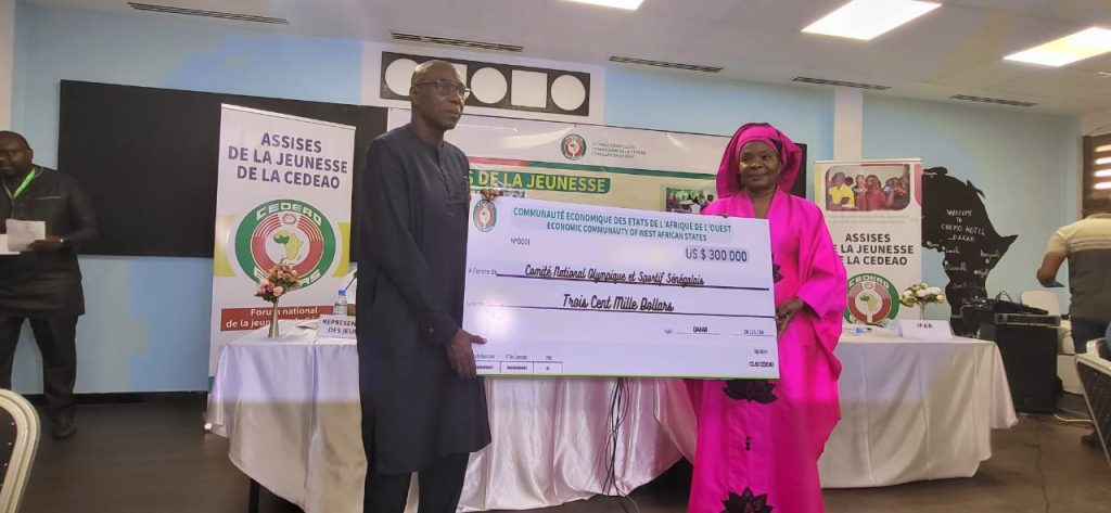 A CEDEAO Apoia Os Jogos Olímpicos Da Juventude Dakar 2026 Com Um Donativo De 300 000 USD