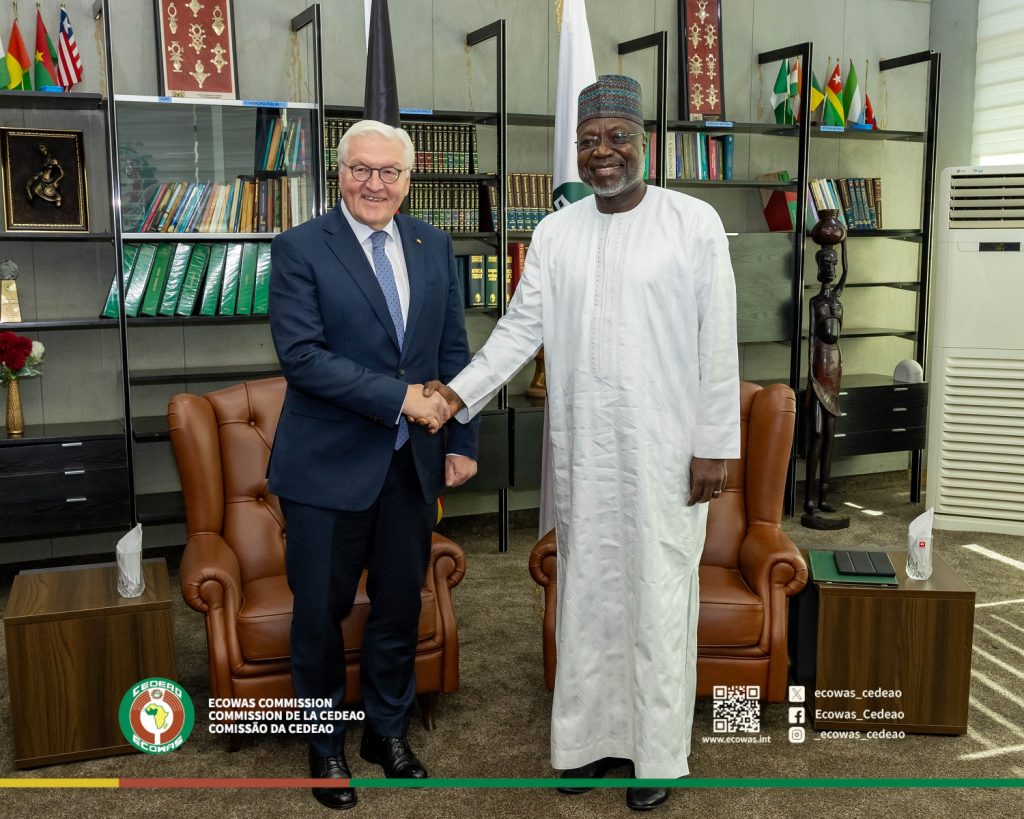A CEDEAO Recebe a Visita do Presidente da República Federal da Alemanha, Sua Excelência Frank-Walter STEINMEIER