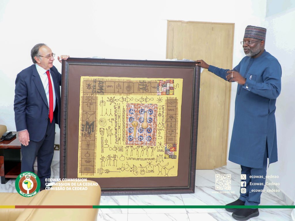 FAREWELL VISIT BY THE SPANISH AMBASSADOR AT THE END OF HIS MISSION TO THE PRESIDENT OF THE ECOWAS COMMISSION