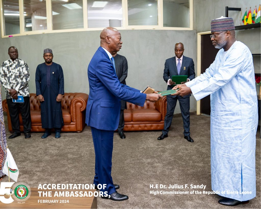 NEW AMBASSADORS REAFFIRM COMMITMENT TO ENHANCING COOPERATION WITH ECOWAS