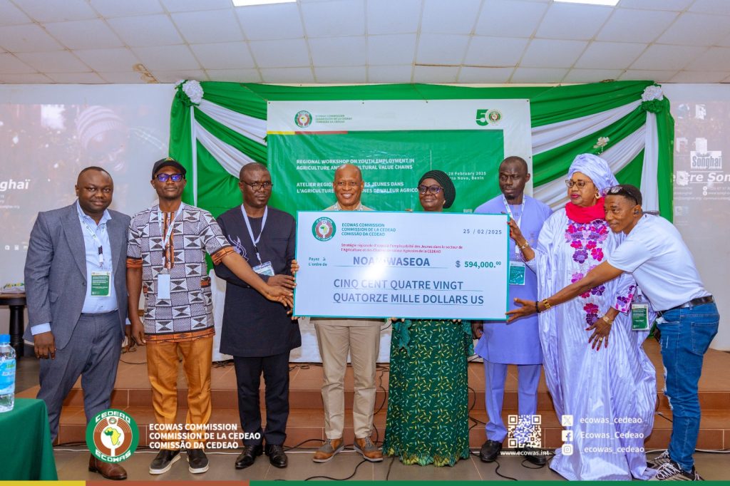 ECOWAS Donates 2,238,000 US Dollars to Agricultural Centres in the Region to Boost Youth Employment