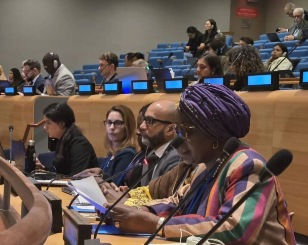 Commissioner Massandje Toure Litse represents ECOWAS at the 20th Session of the United Nations Forest Forum