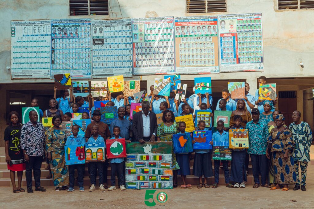 ECOWAS 50th anniversary: the resident representation in Benin engages youth through art and education