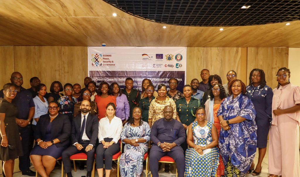 ECOWAS and partners strengthen Ghana’s capacity to monitor and report on women, peace and security commitments through the continental results framework