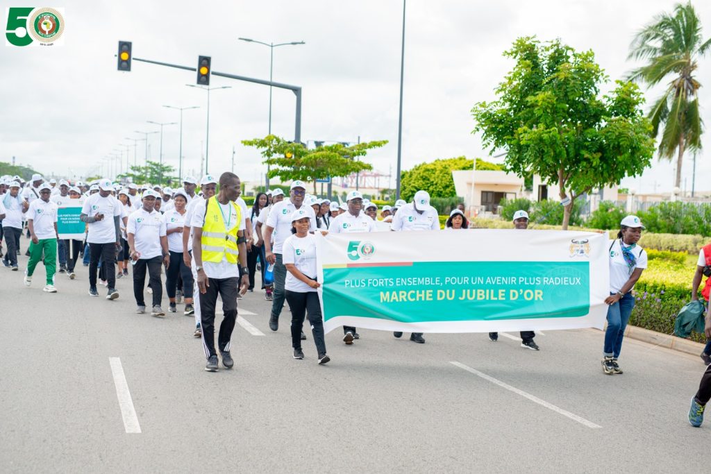 ECOWAS celebrates its fiftieth anniversary in Cotonou: a march for regional unity and solidarity