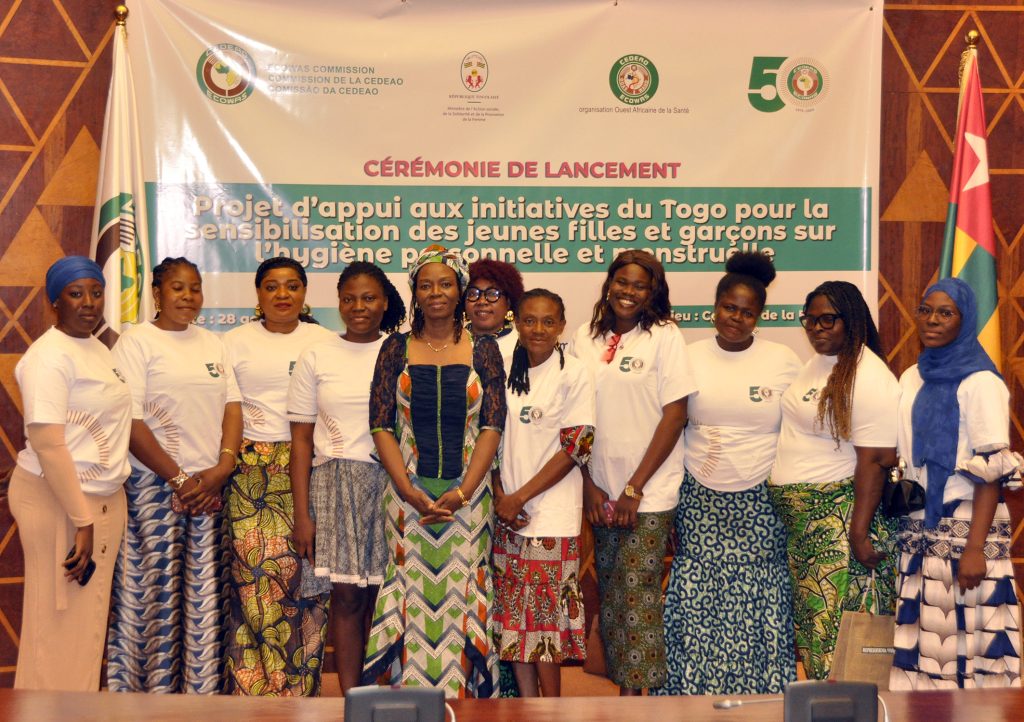 Togo: lançamento do projeto da CEDEAO para sensibilizar os jovens sobre a higiene pessoal e menstrual