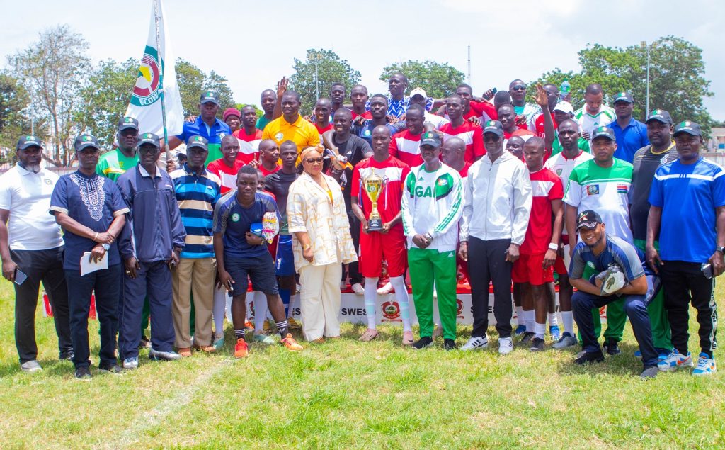 ECOMIG triomphe en finale du tournoi inter-agences de football en Gambie