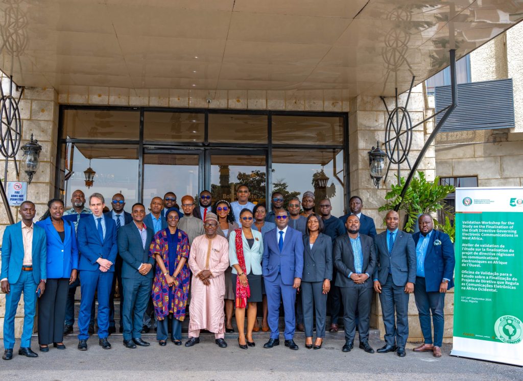 La Commission de la CEDEAO organise un atelier de validation du projet de directive sur les communications électroniques en Afrique de l’ouest