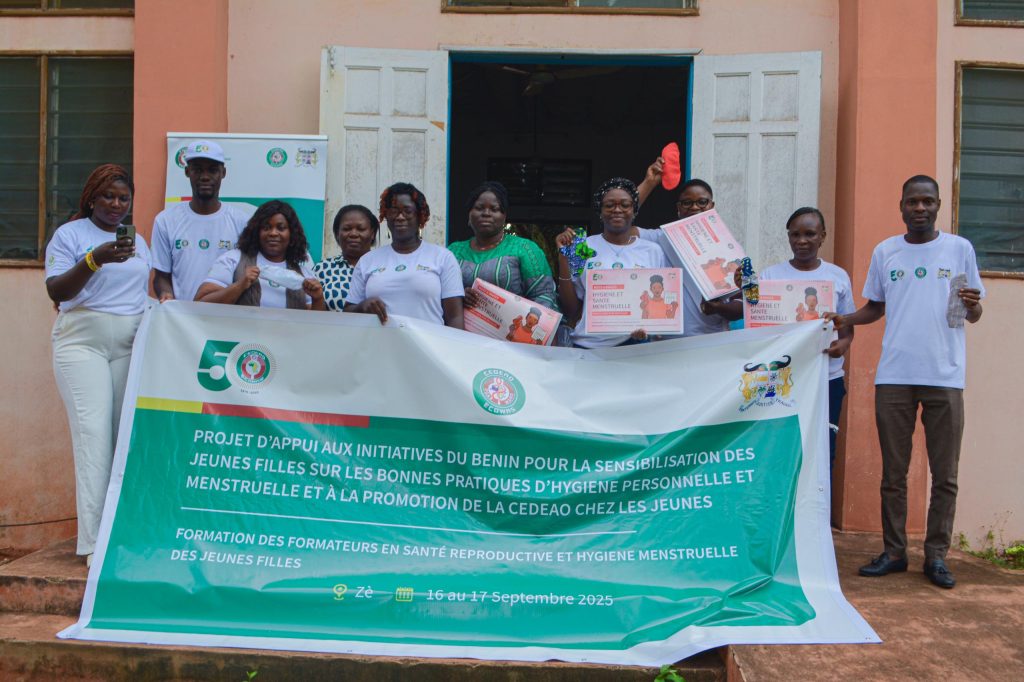 Formation des formateurs sur l’hygiène menstruelle: la CEDEAO agit pour la dignité menstruelle des jeunes filles au Bénin