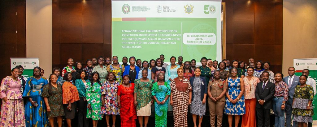 Atelier national de formation sur la prévention et la réponse aux violences basées sur le genre (VBG) et au harcèlement sexuel à l&rsquo;intention des acteurs judiciaires, sanitaires et sociaux en République du Ghana