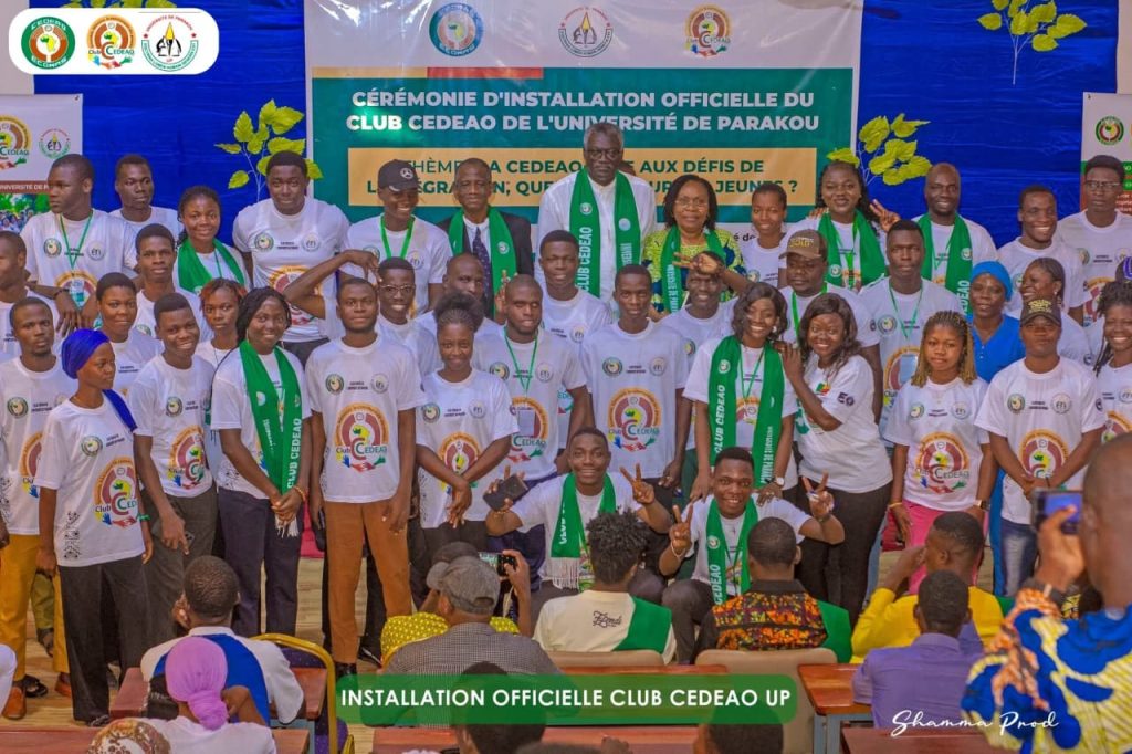 Installation officielle du club CEDEAO à l’Université de Parakou pour renforcer l’engagement de la jeunesse dans l’intégration régionale