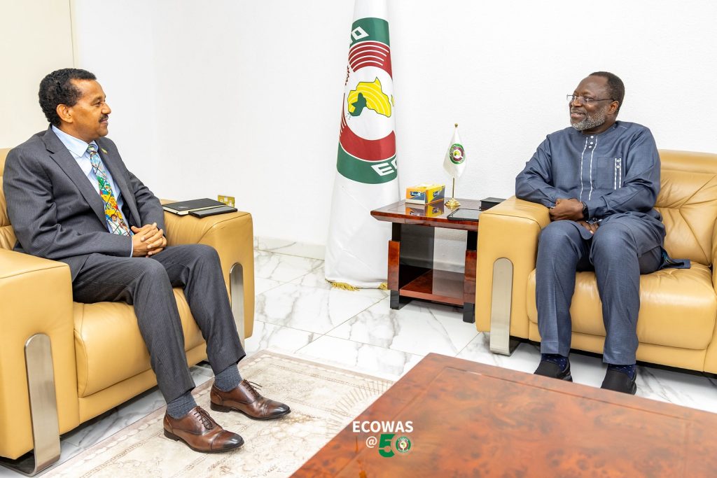 ECOWAS President pledges continued cooperation with Ethiopia to advance peace and stability in the horn of Africa