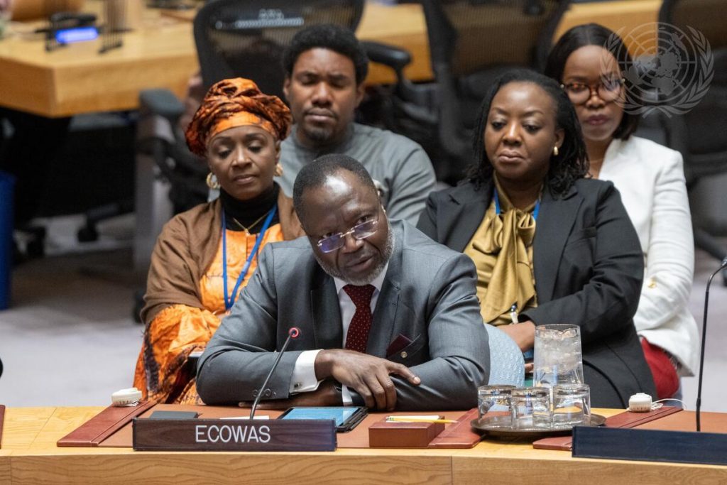 ECOWAS Commission President briefs UN Security Council on regional counter-terrorism cooperation